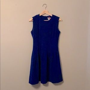 Blue cocktail dress